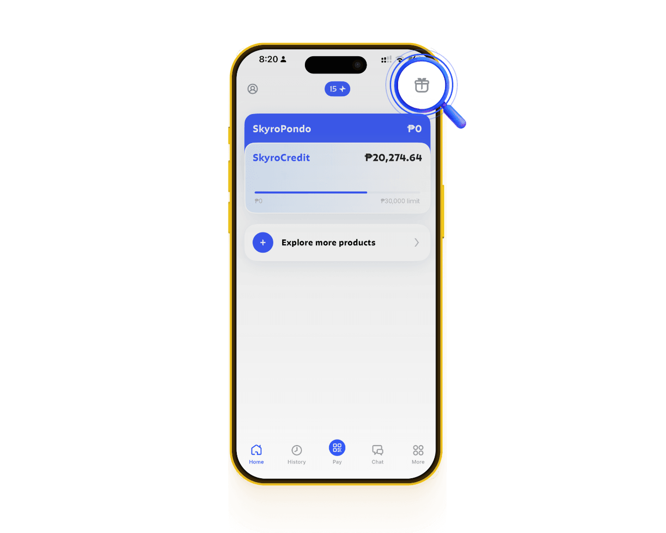 Skyro Refer and Earn Gift Box Icon