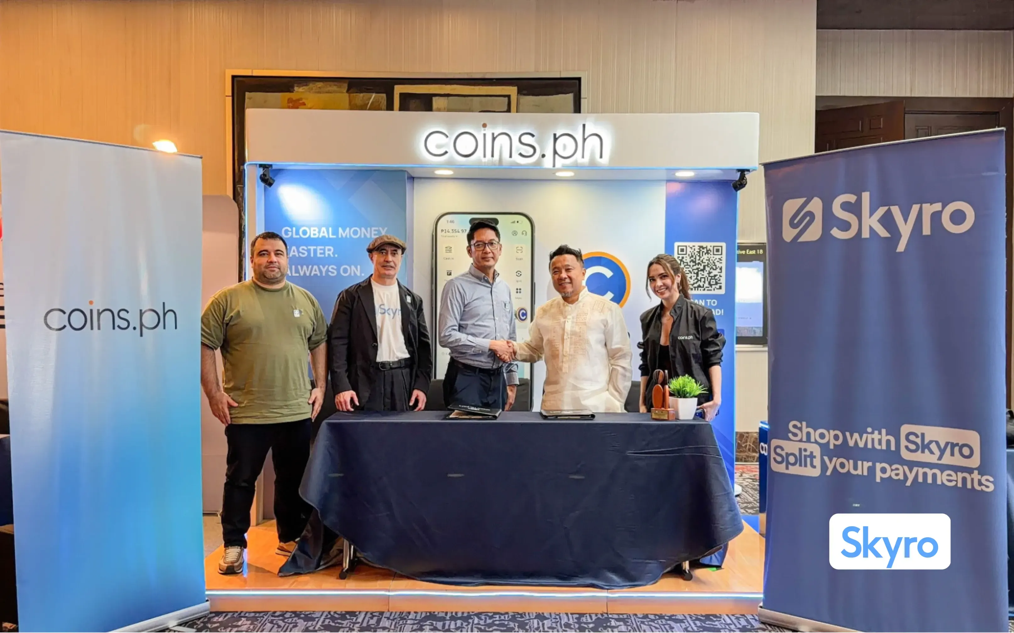 Coins.ph and Skyro Partner at ASEAN Tech Summit to Expand Digital Payments and Disbursements