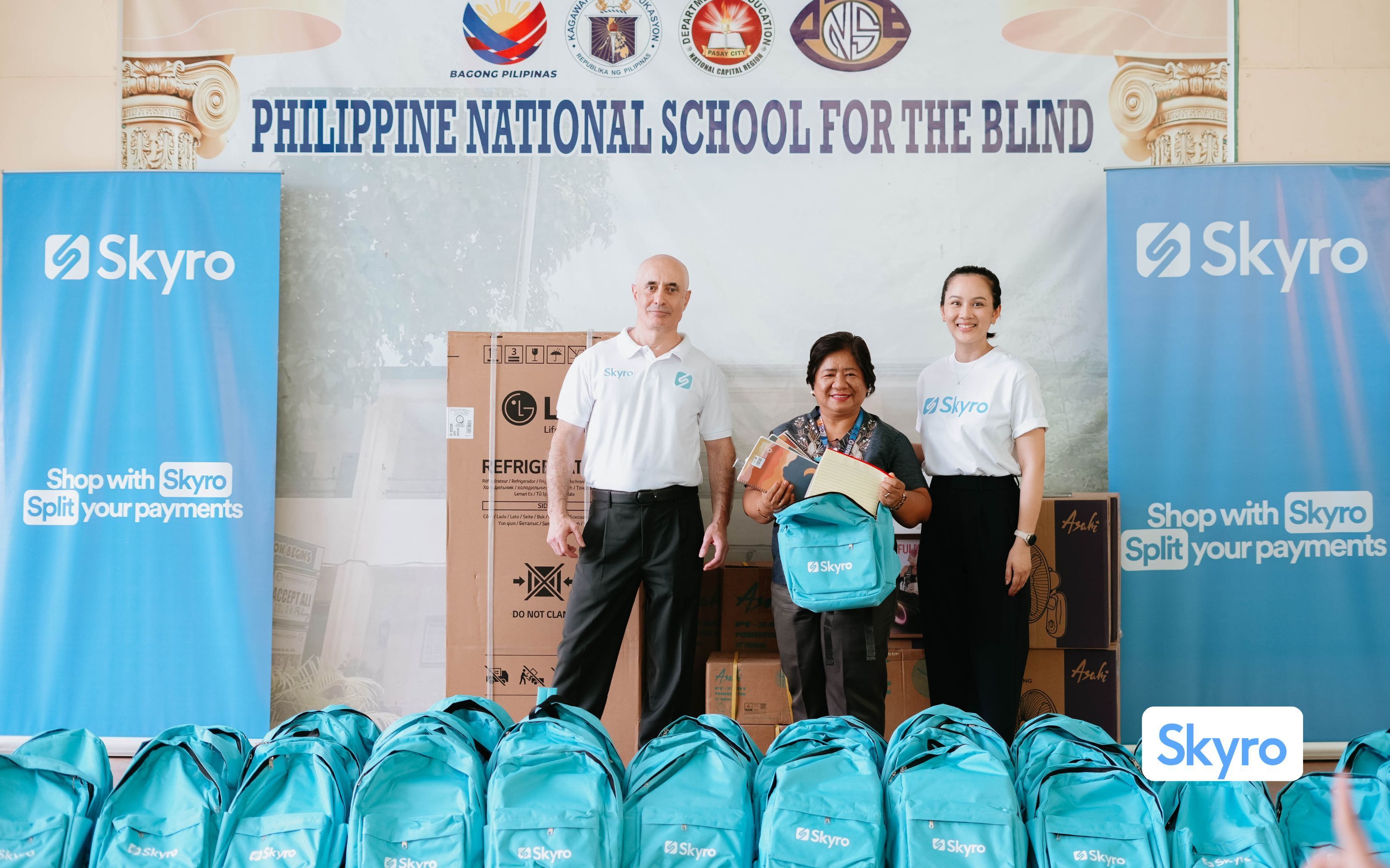SkyroShares learning resources turnover with PNSB school principal