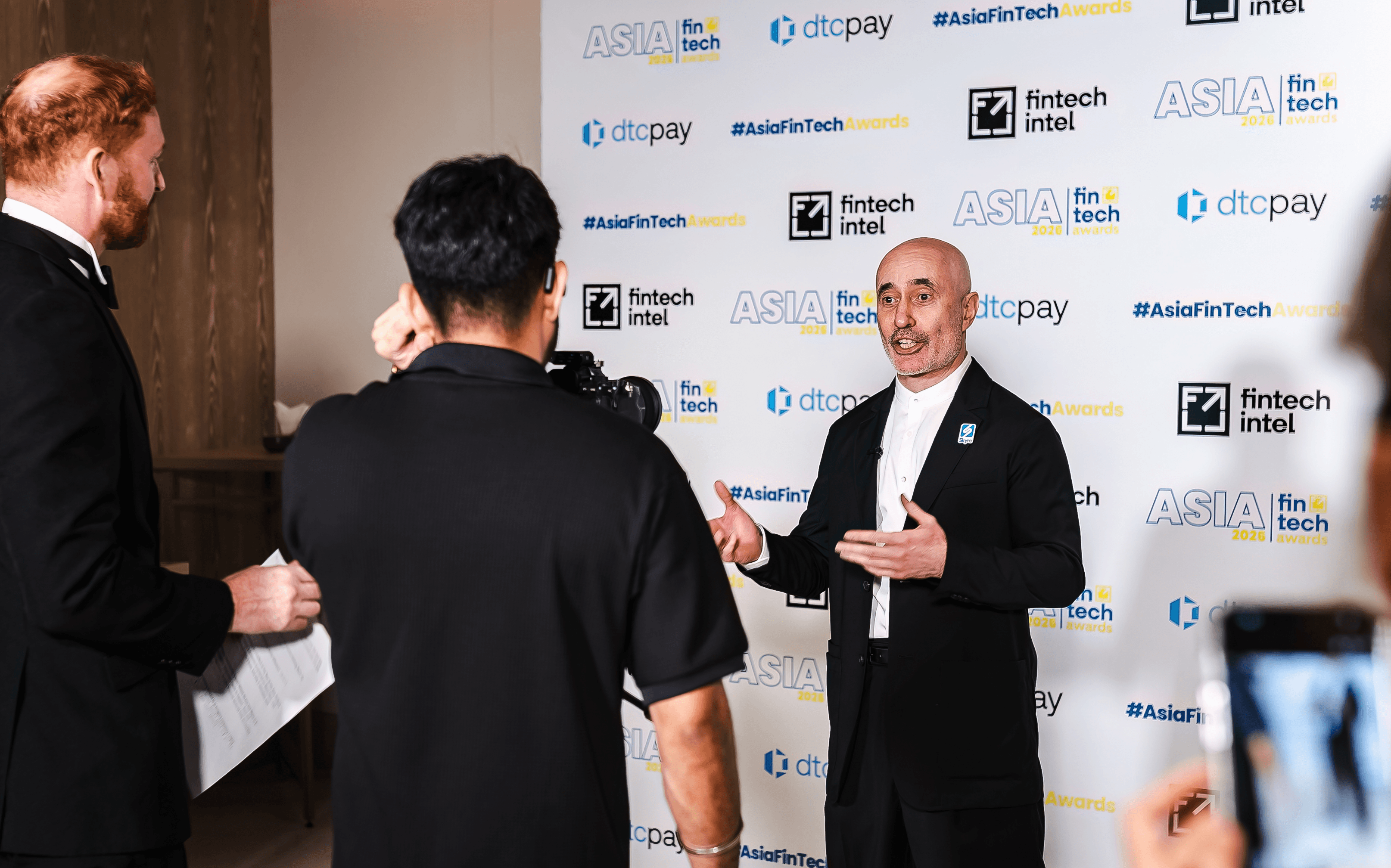 Skyro executive at the Asia FinTech Awards 2026