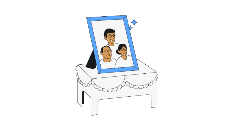 Family photo frame