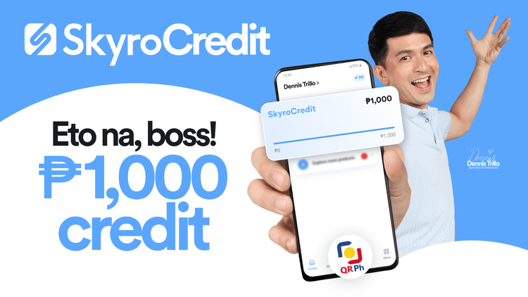 Eto na, boss! ₱1,000 credit