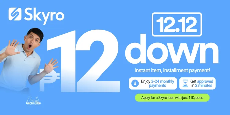 How does the Skyro ₱12 DOWN offer work?